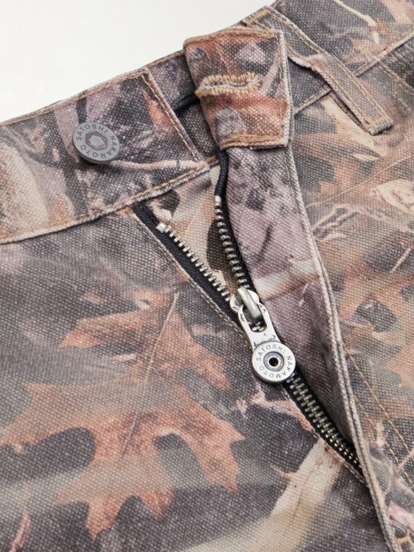 Enduro Straight-Leg Padded Camouflage-Print Jeans - E1