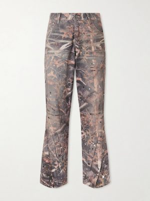 Enduro Straight-Leg Padded Camouflage-Print Jeans Enduro Straight-Leg Padded Camouflage-Print Jeans