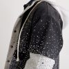 Embellished Layered Cotton Hoodie - CU Embellished Layered Cotton Hoodie - CU