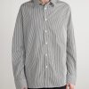 Striped Cotton-Poplin Shirt - FR Striped Cotton-Poplin Shirt - FR