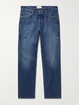 Logo-Embroidered Straight-Leg Jeans Logo-Embroidered Straight-Leg Jeans