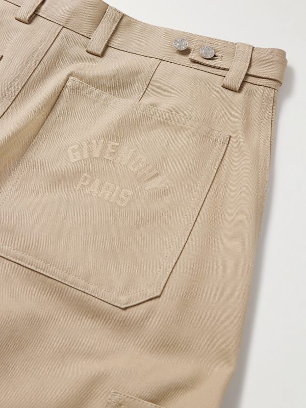 Wide-Leg Cotton-Canvas Cargo Trousers - CU Wide-Leg Cotton-Canvas Cargo Trousers - CU