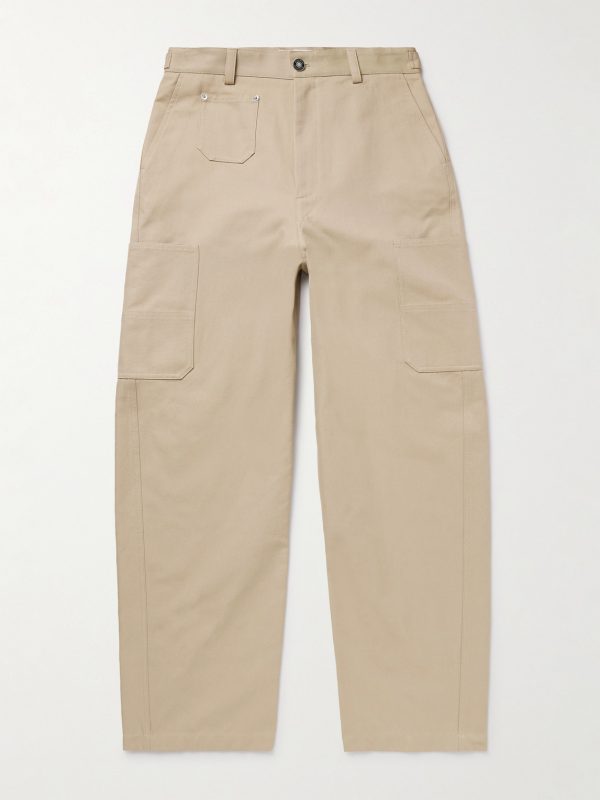 Wide-Leg Cotton-Canvas Cargo Trousers Wide-Leg Cotton-Canvas Cargo Trousers