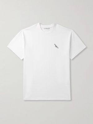 Logo-Embroidered Cotton-Jersey T-Shirt Logo-Embroidered Cotton-Jersey T-Shirt