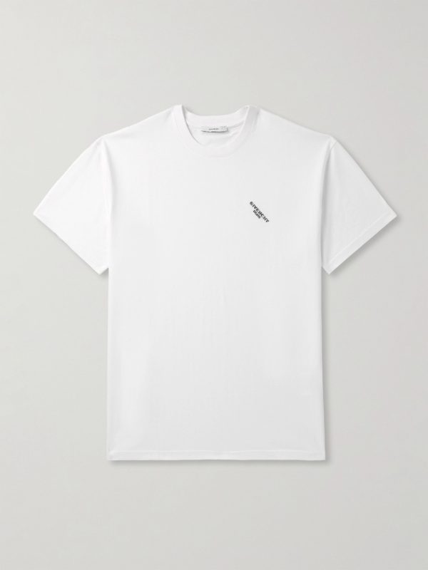 Logo-Embroidered Cotton-Jersey T-Shirt Logo-Embroidered Cotton-Jersey T-Shirt