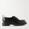 Logo-Detailed Leather Derby Shoes