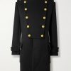 Double-Breasted Embellished Wool and Cashmere-Blend Coat Double-Breasted Embellished Wool and Cashmere-Blend Coat