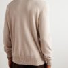 Button-Embellished Recycled Cashmere and Wool-Blend Sweater - BK Button-Embellished Recycled Cashmere and Wool-Blend Sweater - BK