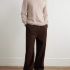 Button-Embellished Recycled Cashmere and Wool-Blend Sweater - OU Button-Embellished Recycled Cashmere and Wool-Blend Sweater - OU