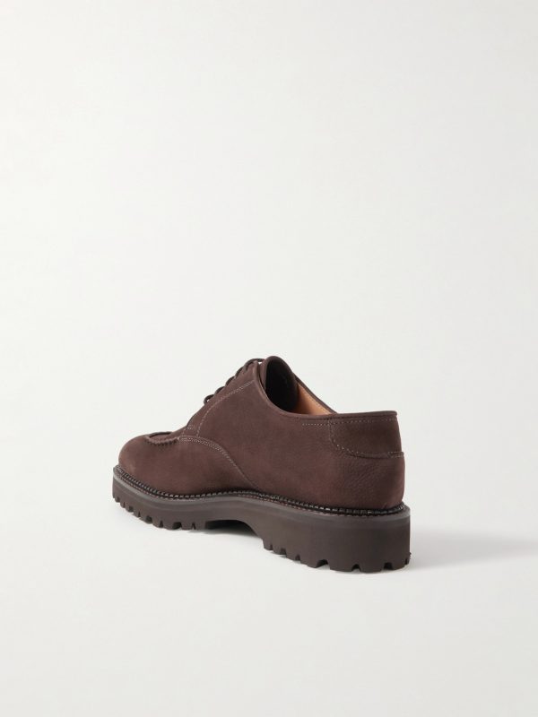 Land Rugged Nubuck Derby Shoes - BK Land Rugged Nubuck Derby Shoes - BK