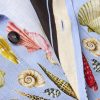 Camp-Collar Printed Linen Shirt - CU Camp-Collar Printed Linen Shirt - CU