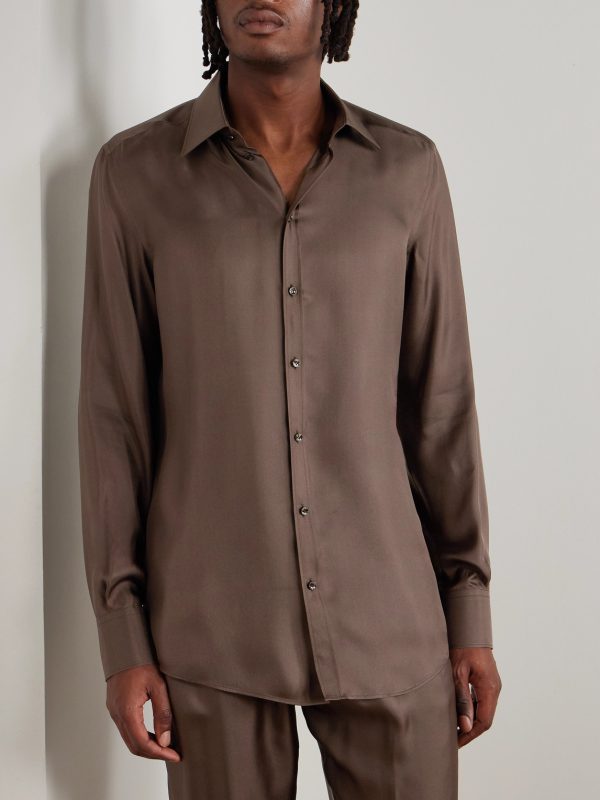 Martini Silk-Twill Shirt - FR Martini Silk-Twill Shirt - FR