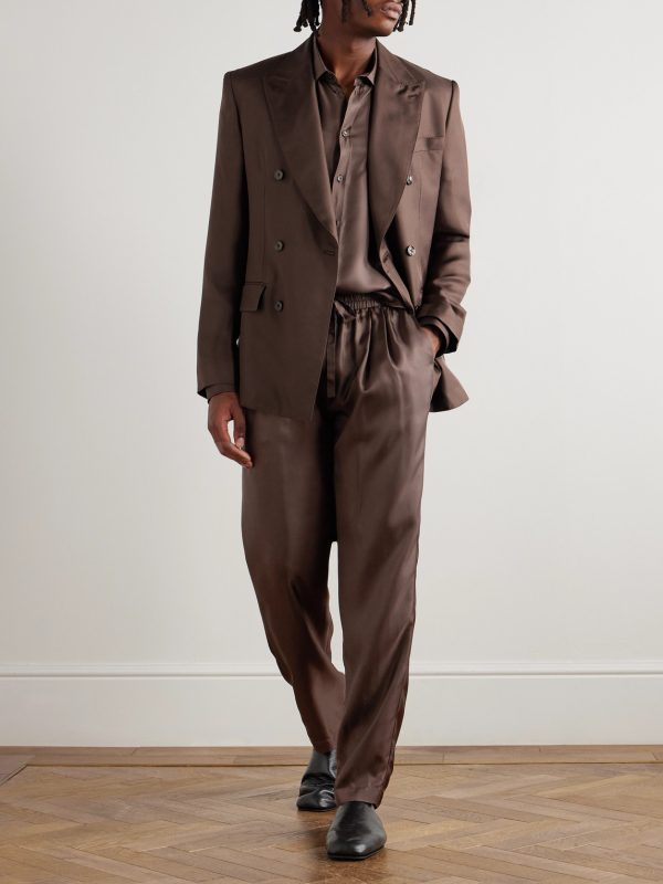 Martini Silk-Twill Shirt - OU Martini Silk-Twill Shirt - OU