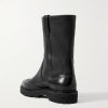 Highland Smooth and Full-Grain Leather Chelsea Boots - BK
