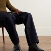 Highland Smooth and Full-Grain Leather Chelsea Boots - OU