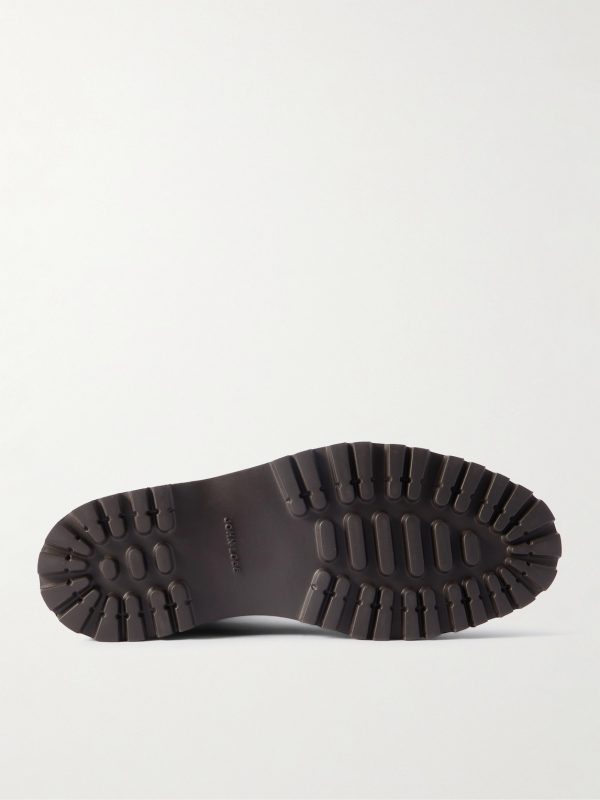 Peak Panelled Leather Boots - E1 Peak Panelled Leather Boots - E1