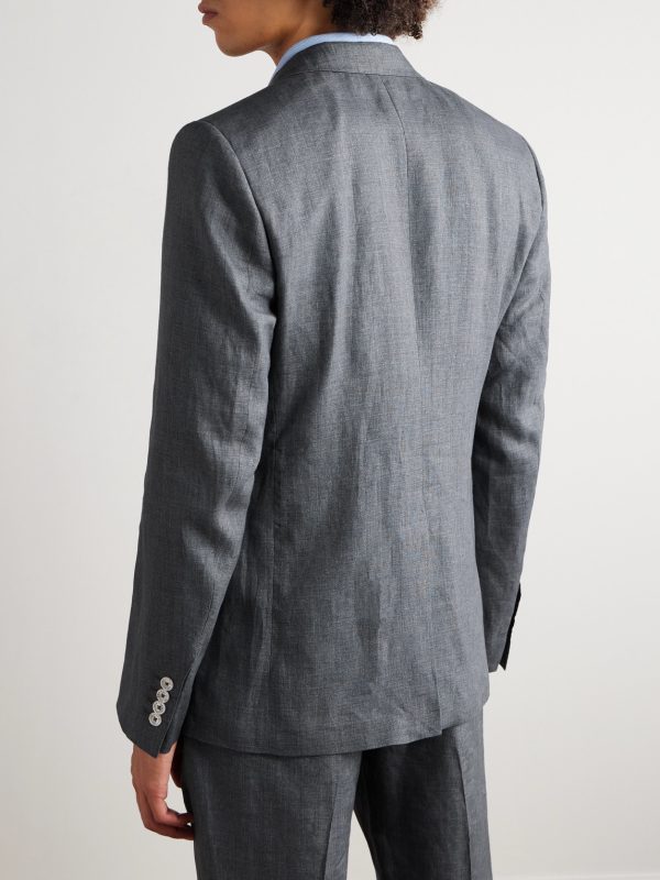 Linen Blazer - BK Linen Blazer - BK