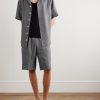 Camp-Collar Logo-Embroidered Linen Shirt - OU Camp-Collar Logo-Embroidered Linen Shirt - OU