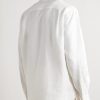 Camp-Collar Linen-Canvas Shirt - BK Camp-Collar Linen-Canvas Shirt - BK