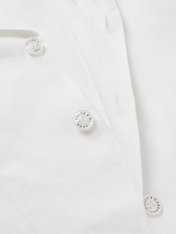Camp-Collar Linen-Canvas Shirt - CU Camp-Collar Linen-Canvas Shirt - CU