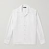 Camp-Collar Linen-Canvas Shirt Camp-Collar Linen-Canvas Shirt