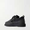 Roccia Basso Sport Rubber and Suede-Trimmed Tech-Shell Hiking Boots - BK