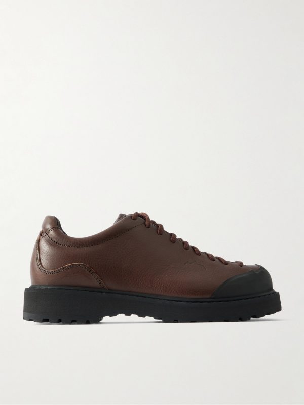 Ampezzo Low Rubber-Trimmed Full-Grain Leather Boots Ampezzo Low Rubber-Trimmed Full-Grain Leather Boots