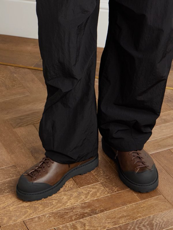 Ampezzo Low Rubber-Trimmed Full-Grain Leather Boots - OU Ampezzo Low Rubber-Trimmed Full-Grain Leather Boots - OU