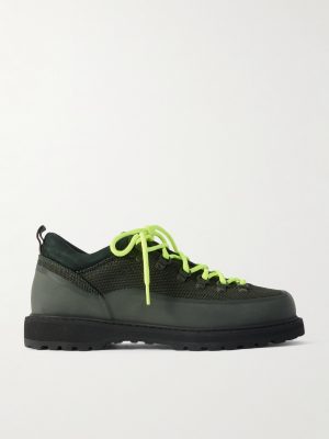 Roccia Basso Sport Rubber and Suede-Trimmed Tech-Shell Hiking Boots