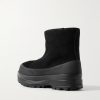 Badia Rubber-Trimmed Shearling Boots - BK Badia Rubber-Trimmed Shearling Boots - BK