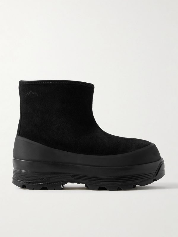 Badia Rubber-Trimmed Shearling Boots Badia Rubber-Trimmed Shearling Boots