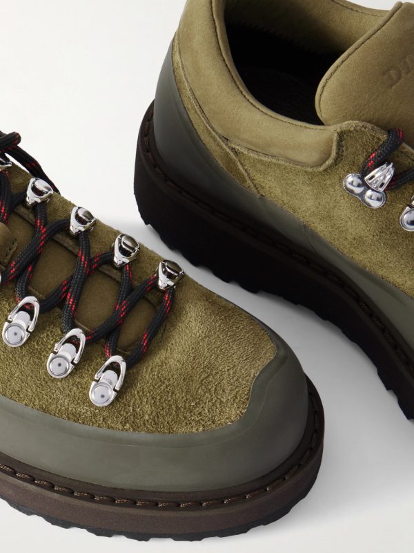 Cornaro Rubber and Nubuck-Trimmed Suede Boots - CU Cornaro Rubber and Nubuck-Trimmed Suede Boots - CU