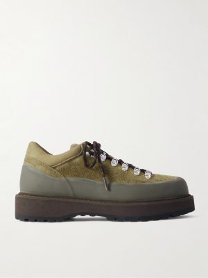 Cornaro Rubber and Nubuck-Trimmed Suede Boots Cornaro Rubber and Nubuck-Trimmed Suede Boots