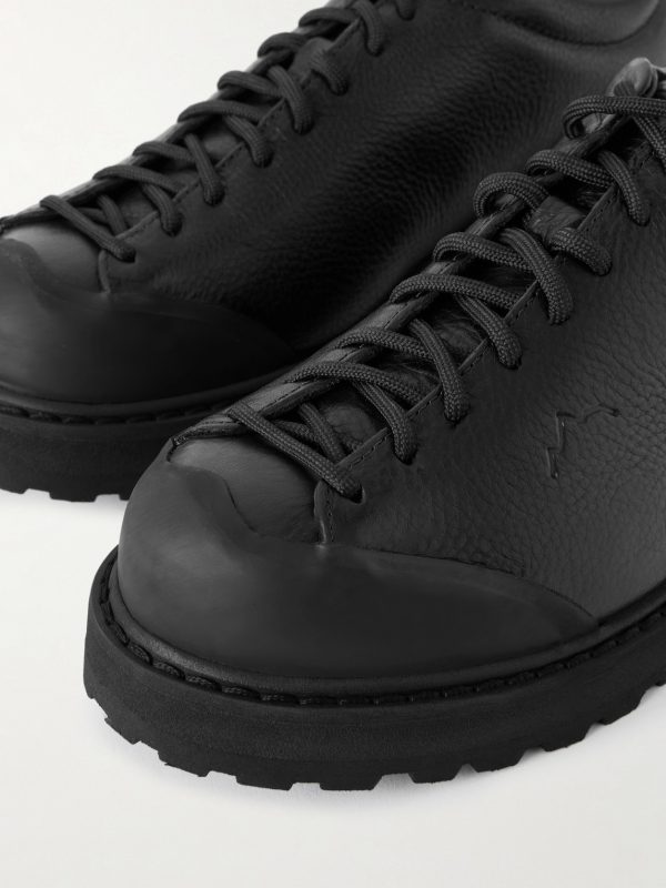 Ampezzo Low Rubber-Trimmed Full-Grain Leather Boots - CU Ampezzo Low Rubber-Trimmed Full-Grain Leather Boots - CU
