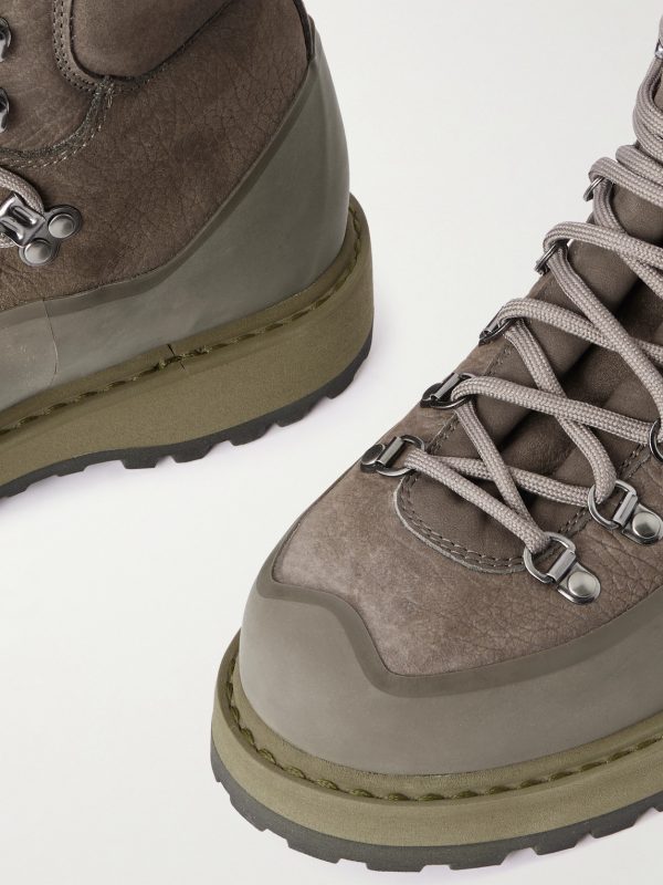Roccia Vet Rubber-Trimmed Full-Grain Leather Hiking Boots - CU Roccia Vet Rubber-Trimmed Full-Grain Leather Hiking Boots - CU