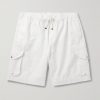 Straight-Leg Cotton-Twill Drawstring Cargo Shorts Straight-Leg Cotton-Twill Drawstring Cargo Shorts