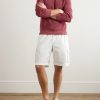 Straight-Leg Cotton-Twill Drawstring Cargo Shorts - OU Straight-Leg Cotton-Twill Drawstring Cargo Shorts - OU
