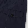 Tapered Pleated Pinstriped Wool and Cotton-Blend Trousers - CU Tapered Pleated Pinstriped Wool and Cotton-Blend Trousers - CU