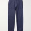 Straight-Leg Virgin Wool-Blend Trousers Straight-Leg Virgin Wool-Blend Trousers