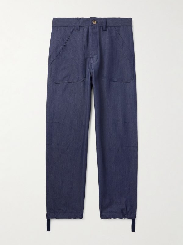 Straight-Leg Virgin Wool-Blend Trousers Straight-Leg Virgin Wool-Blend Trousers