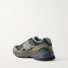 2010 Rubber-Trimmed Mesh and Suede Sneakers - BK 2010 Rubber-Trimmed Mesh and Suede Sneakers - BK