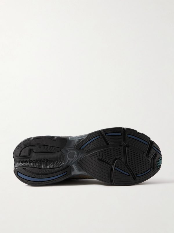 2010 Rubber-Trimmed Mesh and Suede Sneakers - E1 2010 Rubber-Trimmed Mesh and Suede Sneakers - E1