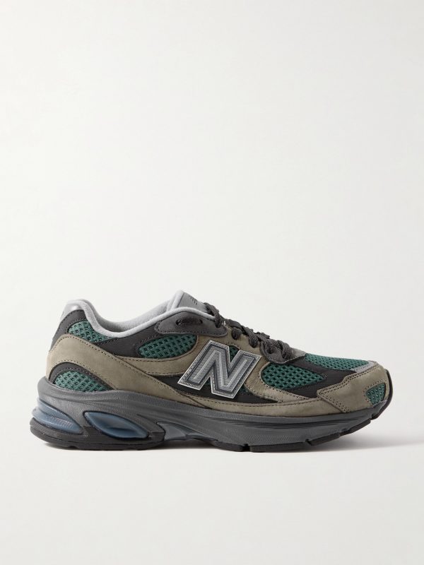 2010 Rubber-Trimmed Mesh and Suede Sneakers 2010 Rubber-Trimmed Mesh and Suede Sneakers