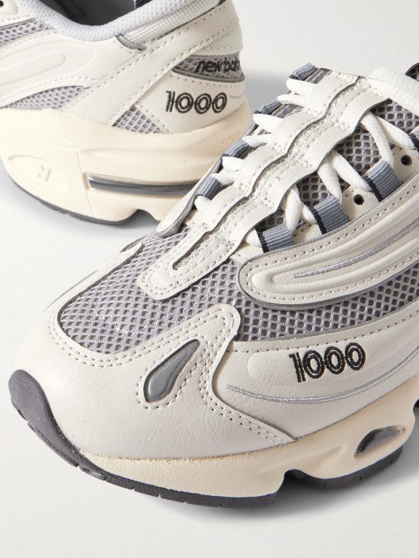 1000 Rubber-Trimmed Mesh Sneakers - CU