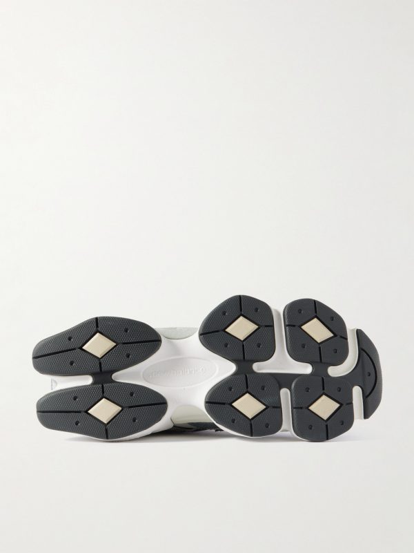 9060 Brushed-Suede, Leather and Mesh Sneakers - E1 9060 Brushed-Suede, Leather and Mesh Sneakers - E1