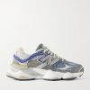 9060 Brushed-Suede, Leather and Mesh Sneakers 9060 Brushed-Suede, Leather and Mesh Sneakers
