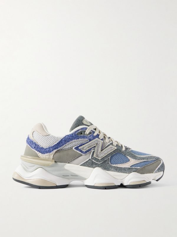 9060 Brushed-Suede, Leather and Mesh Sneakers 9060 Brushed-Suede, Leather and Mesh Sneakers