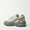 M1000 Embroidered Panelled Mesh Sneakers - BK M1000 Embroidered Panelled Mesh Sneakers - BK