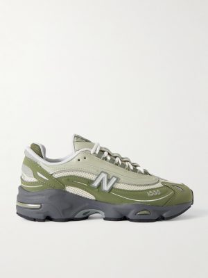 M1000 Embroidered Panelled Mesh Sneakers