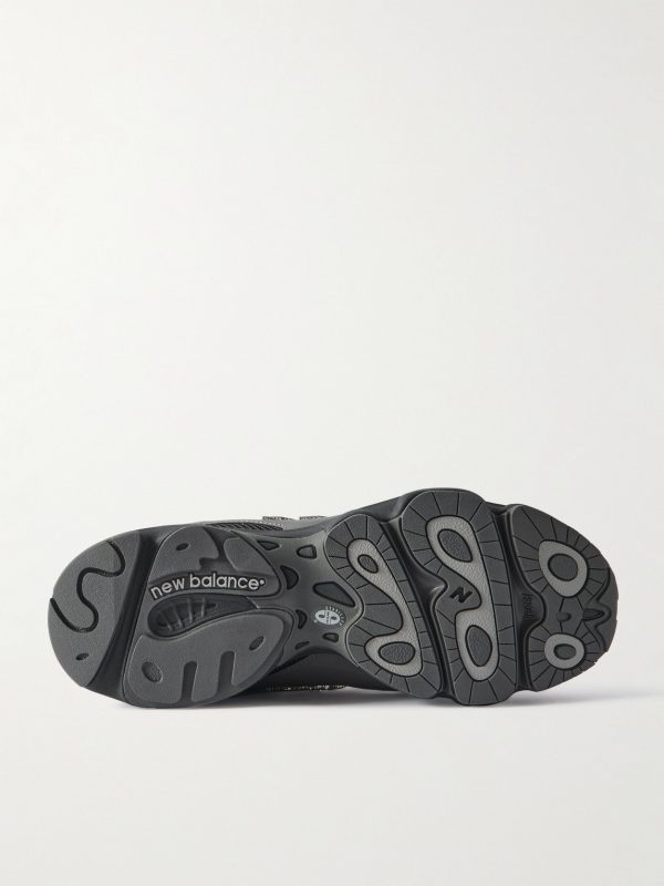 M1000 Logo-Appliquéd Mesh and Leather-Trimmed Suede Sneakers - E1 M1000 Logo-Appliquéd Mesh and Leather-Trimmed Suede Sneakers - E1